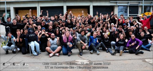 Les participants de l'édition montpelliéraine de la Code Game Jam 2025